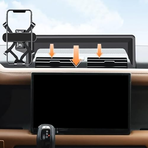 GXQKHFA Supporto Telefono Auto Compatibile con 2022-2025 Land Rover Defender 90 110 Porta Cellulare Accessori for 11.4 Pollici Schermo di Navigazione (for 2022-2025 Defender 90 110 11.4 in.)