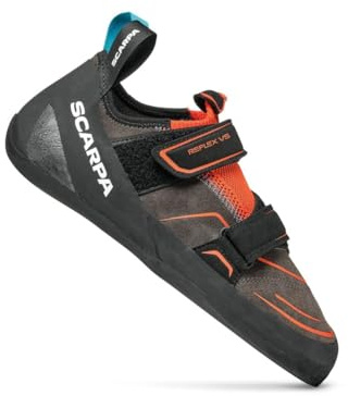 SCARPA - Klättringssko med kardborreband Reflex VS - Tonic Black, 37 5, 37.5 EU