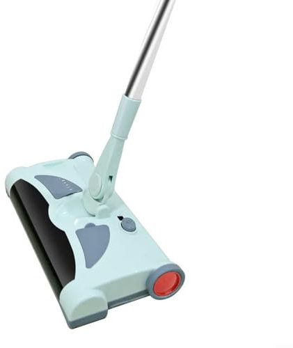 URPIZY Elektrischer Bodenwischer,Bodenreiniger Spin Mop, Handschubkehrmaschine,Teppichreiniger Bodenwischer Zum Wischen, Schrubben Und Polieren(European Regulations)