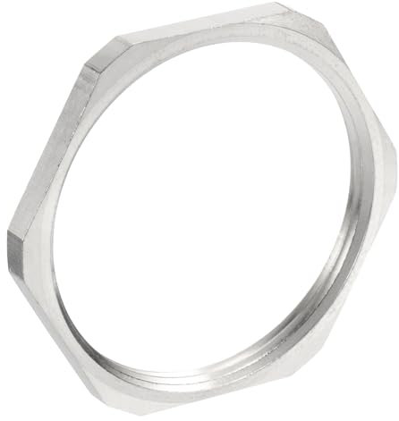 QUARKZMAN Dado Esagonale per Raccordo a Tubo in Ottone, Dado Esagonale in Ottone Filettatura Femmina NPT2, Ottone Nichelato per Idraulica Fissa, Idropulitrice e Pulitore Sottoscocca