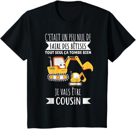 Enfant Futur Cousin 2027 Annonce Grossesse Je Vais Etre Cousin T-Shirt