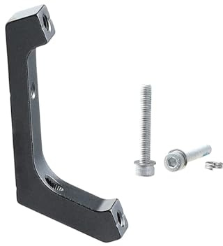 Remeiven Scheibenbremsenadapter für Rennrad, Flach/Post Mount Caliper Adapter für 140/160mm Scheibenbremse Rotor Vorne Hinten Montage
