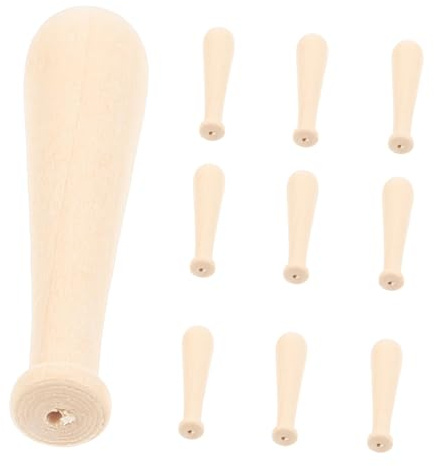 Vaguelly Kleiner Baseballschläger Bastelset 10 Stück Kleiner Baseballschläger Zum Bemalen Selbstgemacht Sport Spielzeug Für Kinder Und Familien Party