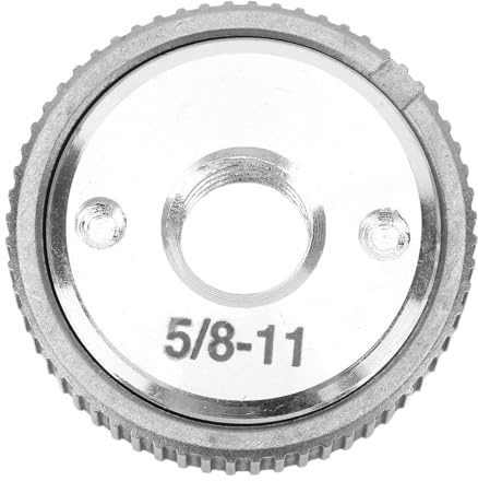 Winkelschleifer-Druckplatte, 5/8-11-Gewinde, Schnellspanner-Sicherungsmutter, Poliermaschinenaufsatz, Silbergetriebe