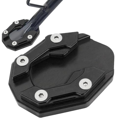 Motorrad Ständer Unterlage, Motorrad Seitenständer Verlängerung Pads, Fußseitenständer Verlängerungspolster, Extender Fußseitenständer, Motorrads Verlängerungsstützplatte