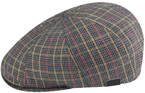 Kangol Unisex Muster Flexfit Cap Baskenmütze, grau, S/M