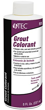 TEC Grout Colorant - Refresh and Seal or Change Grout Joint Color | A Faster and Easier Alternative to Regrouting Tile | 8 oz. Application Covers up to 350 sq. ft. - 939 Mist