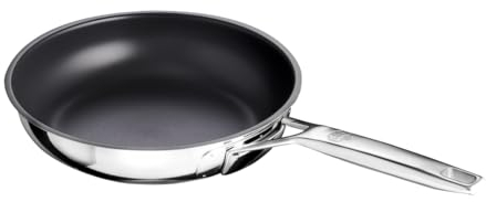 Schulte-Ufer Bratpfanne ASTRAL mit UniverSUS-Oberflächenstruktur, 64456-20, Edelstahl, 20 cm