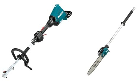 Makita DUX60Z Akku Multifunkt Antrieb 2 (ohne Akku, ohne Ladegerät), Petrol, 18 V & Kettensägenaufsatz EY403MP