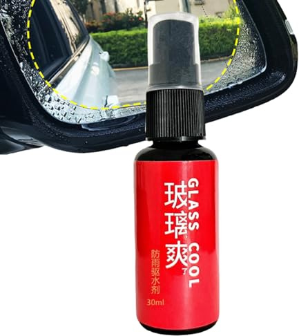 FANGZ Spray anti-buée anti-pluie, agent anti-pluie pour voiture | Agent de revêtement de film en spray pour pare-brise 30 ml,Élimination efficace de l'eau de pulvérisation de pare-brise, liquide de