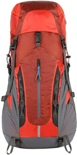 MEIZHITU Wanderrucksack Herren Damen Wanderrucksack 60L,Reiserucksack Wasserdichter Rucksack,Leicht Atmungsaktiv Bergsteigen und Reisen Sport(H)