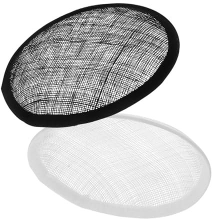 Tofficu 2stücke Teardrop Sinamay Hutbasis Für Millinery Eleganter Haarschmuck Für Fascinator Und Cocktailhüte Atmungsaktives Material