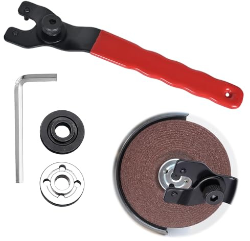Marjoramy Angle Grinder Spanner,Grinder Spanner ​Wrench,with Grinders Shaft Nut,Adjustable Pin Wrench for Angle Grinders,Lock Nut Wrenches,Fit for 4 ,5, 6 ,7,9 Grinder