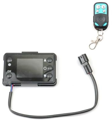 KIXZSAZ Interruttore del riscaldatore di parcheggio con LCD Impostazione dell'ora premium Controllo facile realizzato con controller del dispositivo di riscaldamento per auto in ABS qualità