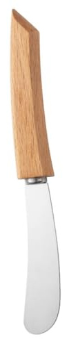 BATHVEVE Cuchillo para Untar Pan de Acero Inoxidable Mango Largo, Espátula Pequeña Multifunción para Mantequilla y Mermelada, Utensilio Ligero y Resistente para Cocina y Hogar