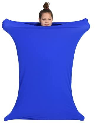 Sensory Owl Ganzkörpersocke Sensorisch Kinder und Erwachsene Ganzkörperwickel Stressabbau Autismus ADHD Hilfsmittel S 100 cm Blau