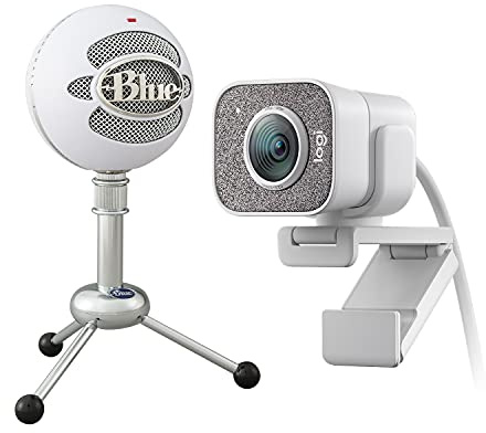 Logitech Blue Microphones Snowball USB Micrófono StreamCam - Webcam de transmisión en Vivo