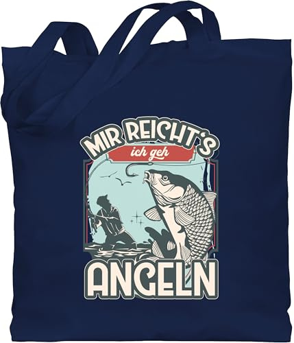 Shirtracer - Baumwolltasche - Angler Geschenke & Zubehör - Mir reicht's ich geh angeln