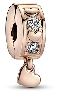 Pandora Moments Anhänger Hamsa-Hand, 14-karätig Roségold-vergoldet
