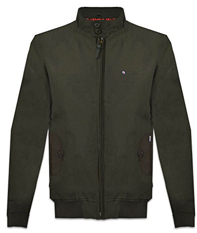 Lambretta Harrington Herren-Jacke, Retro-Design, Klassisch, khaki, XXL