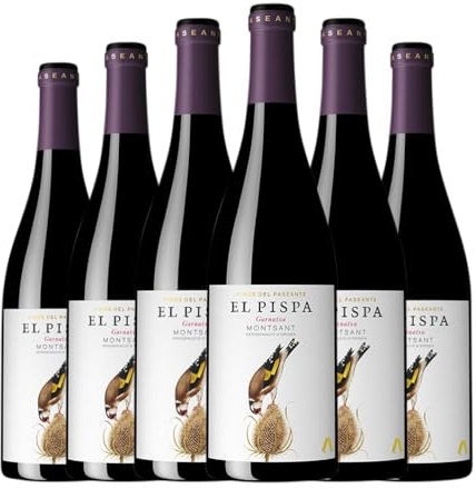 El Paseante El Pispa Garnacha Montsant Joven 75 cl Vino tinto (Caja de 6 Botellas de 75 cl)