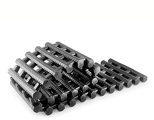 Bergungs-Traktionsketten, rutschfeste Matte, Off-Road-Traktionsbretter, automatische Notfall-Traktionshilfe, Reifen-Traktionswerkzeug für die Rettung von Schnee, Schlamm und Sand (Farbe: Schwarz-1 S