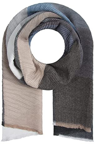 Majea Damenschal Winterschal Strickschal Damen Schal (880040) (BLAU 5)