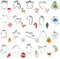 BAIYSFFG Christmas Cookie Cutter,Christmas Cutters Stainless Steel Gingerbread Boy,Christmas Tree,Snowflake,Reindeer,Snowman,Santa Claus,Bell for Kids,Gloves and More (Mini Christmas 20 PCS)