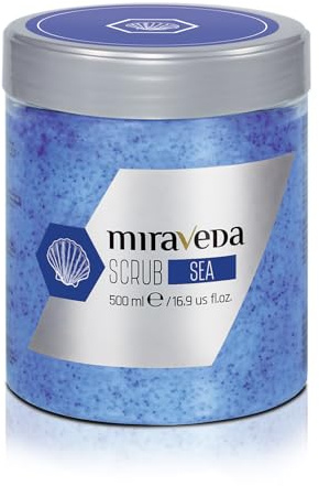 Miraveda by Italwax Sea Salt Scrub - 500ml - Moisturizing and Nourishing Care for Hands, Feet and Body