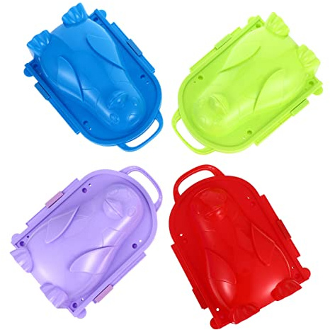 HANABASS 4 Stück Schneeballklammer Kinderclip Robuste Kunststoff Schneeballformer Bunte Winter Outdoor Spielzeuge Für Kinder