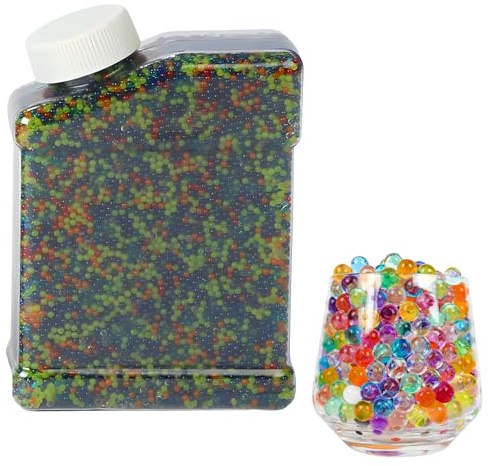 Wasserperlen Für Kinder, Clear Water Beads, 1 Box Mit 60.000 Stück, 7-8mm Farbige Kristallkugeln, Wasserperlen Für Pflanzen