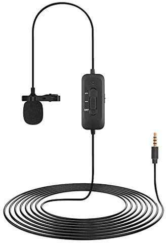 Ljmyy Micrófono estéreo externo profesional de 3,5 mm, grabador, micrófono omnidireccional, para cámara réflex digital, adaptador USB