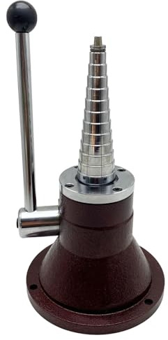 Expansor de Anillos de joyería Profesional: ampliador Circular y Mandril para Dar Forma, Reparar y fabricar Joyas (Gris). Ideal para joyeros y Aficionados al Bricolaje.