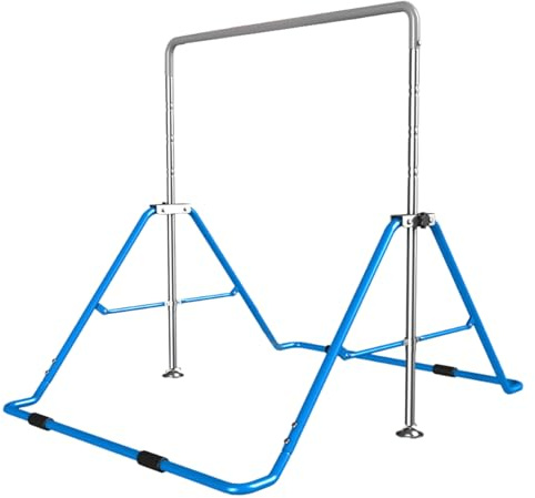Barra de gimnasia para niños – Altura ajustable – Barra de entrenamiento Junior para ejercicios – Equipo de equilibrio principiantes, gimnastas, interior exterior, escuela danza