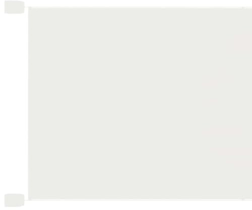 fsahslih Toldo vertical blanco 140 x 420 cm, tela Oxford, sombrilla para balcón para privacidad y protección contra el viento, revestimiento de balcón para terraza y jardín