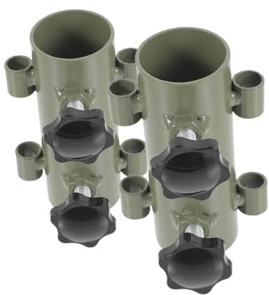 ARTSEWPLY 2piezas Soporte Telescópico para Toldos y Carpas Base Ajustable para Patio y Jardín