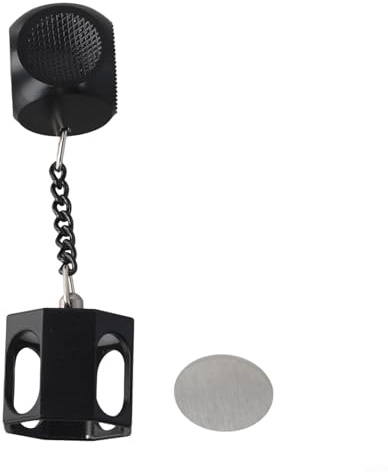 Oniissy Billard-Kreidehalter mit Queue-Spitze, Kegelwerkzeug, Aluminiumlegierung, Pool-Kreidekoffer für Snooker-Queues, kompakt, 105 x 30 mm, praktisches Zubehör für Billard