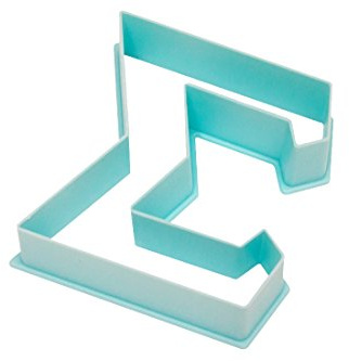 Live Greek, Greek Alphabet Letter Shaped Cookie Cutter, Sigma Shape, 3 Inches Long, Great Gift, Big Sis/Lil Sis, Fundraising, Parties, Sororities, Fraternities, Panhellenic, Art Stencil