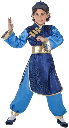 Banyant Toys Disfraz Chino Azul 3-4 años