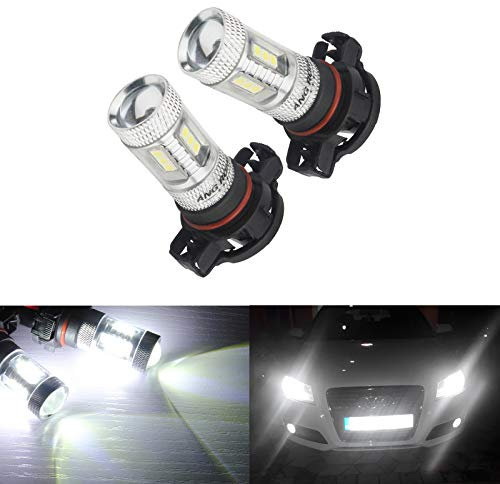 ANG RONG 2x H16 PS19W LED SideLight Daytime Light DRL 5202 Bulb White for Audi A3 8P