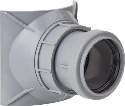 Airfit 22540AZ - Raccordo a vite HT DN 125/40, per montaggio successivo in tubo HT/KG, colore: Grigio