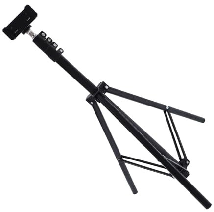 OSALADI Portátil para Proyector y Cámara Soporte Ajustable para Exteriores y Oficina Bandeja para Teléfono