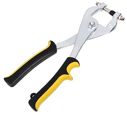 HOMSFOU Pinza per Foratura Cinture in Acciaio Utensile per Punzonatura Pelle Macchina per Cinture Pratica e Portatile