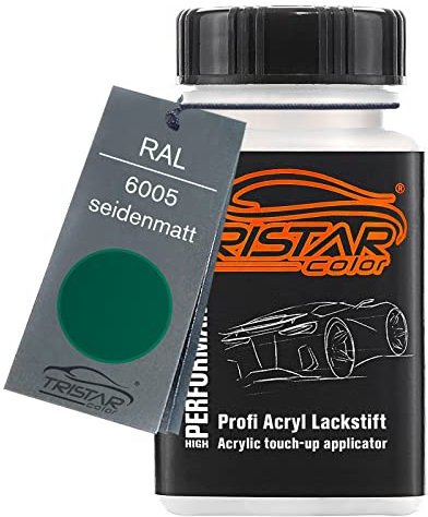 TRISTARcolor RAL 6005 Moosgrün seidenmatt Lackstift 50 ml schnelltrocknend