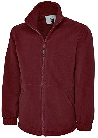 Uneek clothing Blusa unisex in pile, Bordeaux, M