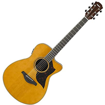 Yamaha A-Series AC3R Acoustic-Electric Guitar with Soft Case, Vintage Natural