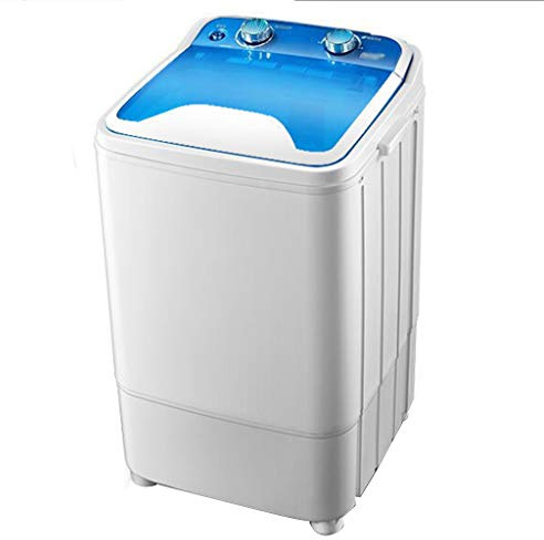 Hogar Mini Solo Barril Lavadora de Ropa Compacta Pequeña,para Apartamentos, Lavado/Deshidratación Programada con Un Solo Clic