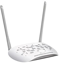 TP-Link WiFi Access Point(TL-WA801N), N300 Wireless Bridge, 2.4Ghz 300Mbps, Supports Multi-SSID/Client/Bridge/Range Extender, 2 Fixed Antennas, Passive PoE Injector Included