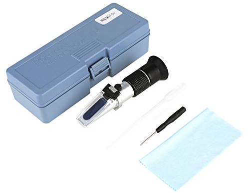 LiebeWH Honig Refraktometer, 12 30 Bis 27 ℃ 58-90% Genaues Brix Refraktometer Zuckertester-Messgerät, mit ATC, Ideal für Honig