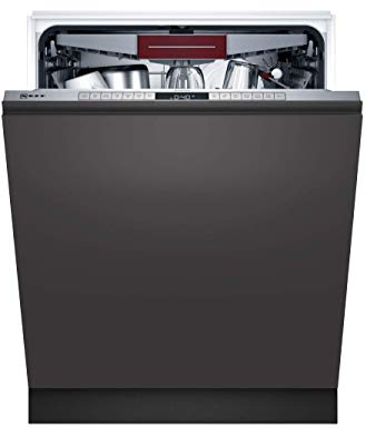 NEFF S155ECX11E N 50 Vollintegrierter Geschirrspüler, 13 Maßgedecke, 60cm, Schwarz, 81,5cm Höhe